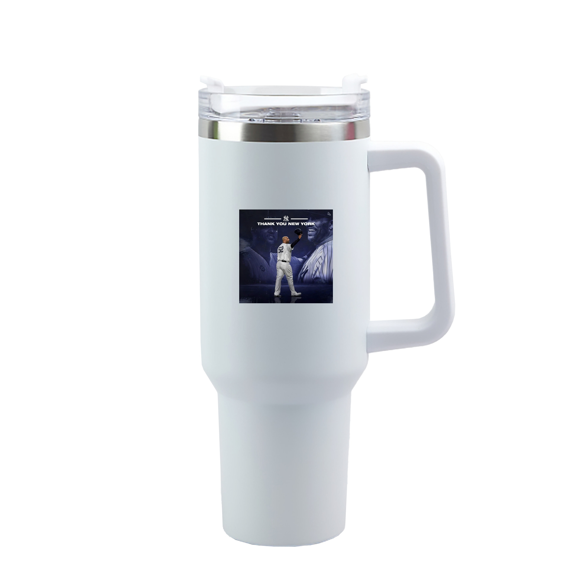 CC Sabatnia 30 40oz Handle Car Tumbler – Durable Stainless Steel Travel Mug With UV Print – Double Wall Insulated, Fits Most Car Cup Holders