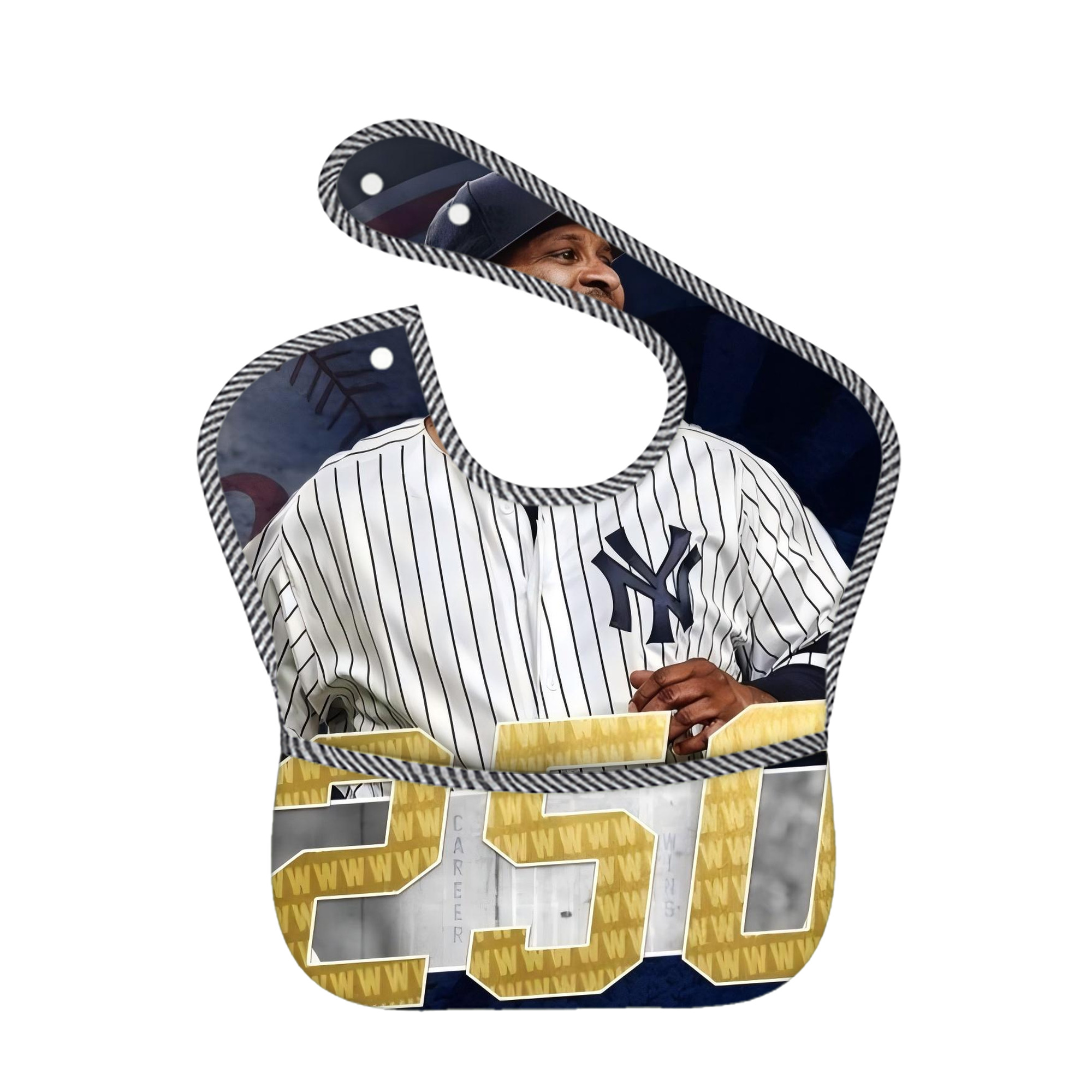 CC Sabatnia 14 Adjustable Waterproof Toddler Bib – Full-Print Durable Polyester – Foldable Crumb Pocket – Easy Snap Closure – Soft