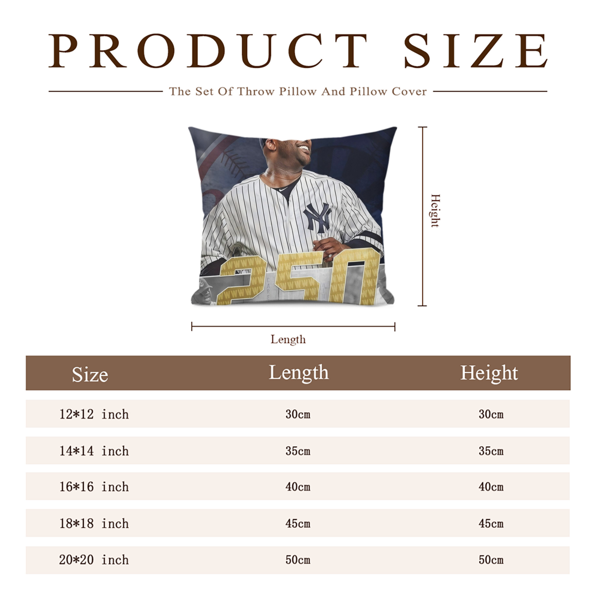 CC Sabatnia 14 Soft Polyester Pillow Cover With Insert – Double-Sided Design, Invisible Zipper, Durable & Breathable – Easy Care Cushion Set