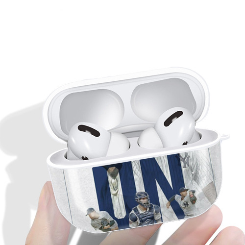 CC Sabatnia 16 AirPods Pro Hard Case White With Keychain, Durable Flexible PC, Precise Cutouts, Anti-Fingerprint, Yellowing & Scratch Resistant, Full Protection, Washable