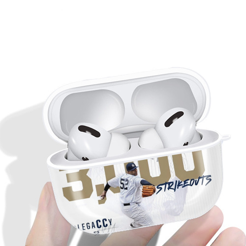 CC Sabatnia 20 AirPods Pro Hard Case White With Keychain, Durable Flexible PC, Precise Cutouts, Anti-Fingerprint, Yellowing & Scratch Resistant, Full Protection, Washable