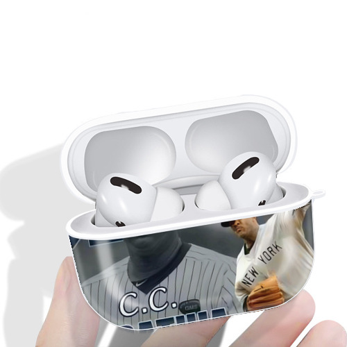 CC Sabatnia 32 AirPods Pro Hard Case White With Keychain, Durable Flexible PC, Precise Cutouts, Anti-Fingerprint, Yellowing & Scratch Resistant, Full Protection, Washable