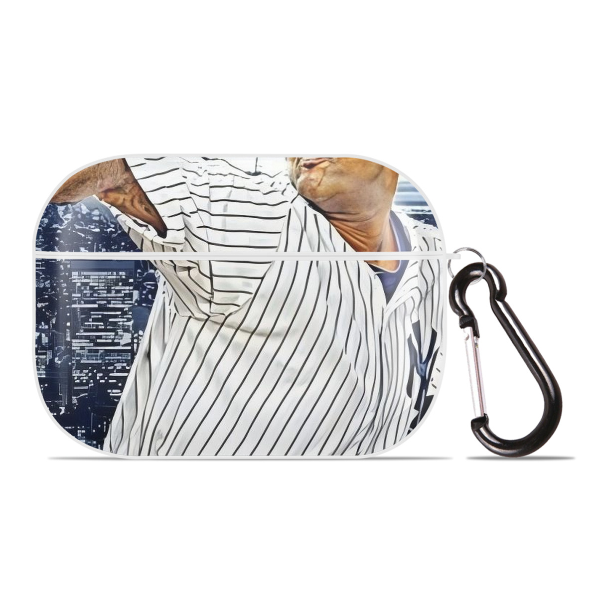 CC Sabatnia 11 AirPods Pro Hard Case White With Keychain, Durable Flexible PC, Precise Cutouts, Anti-Fingerprint, Yellowing & Scratch Resistant, Full Protection, Washable