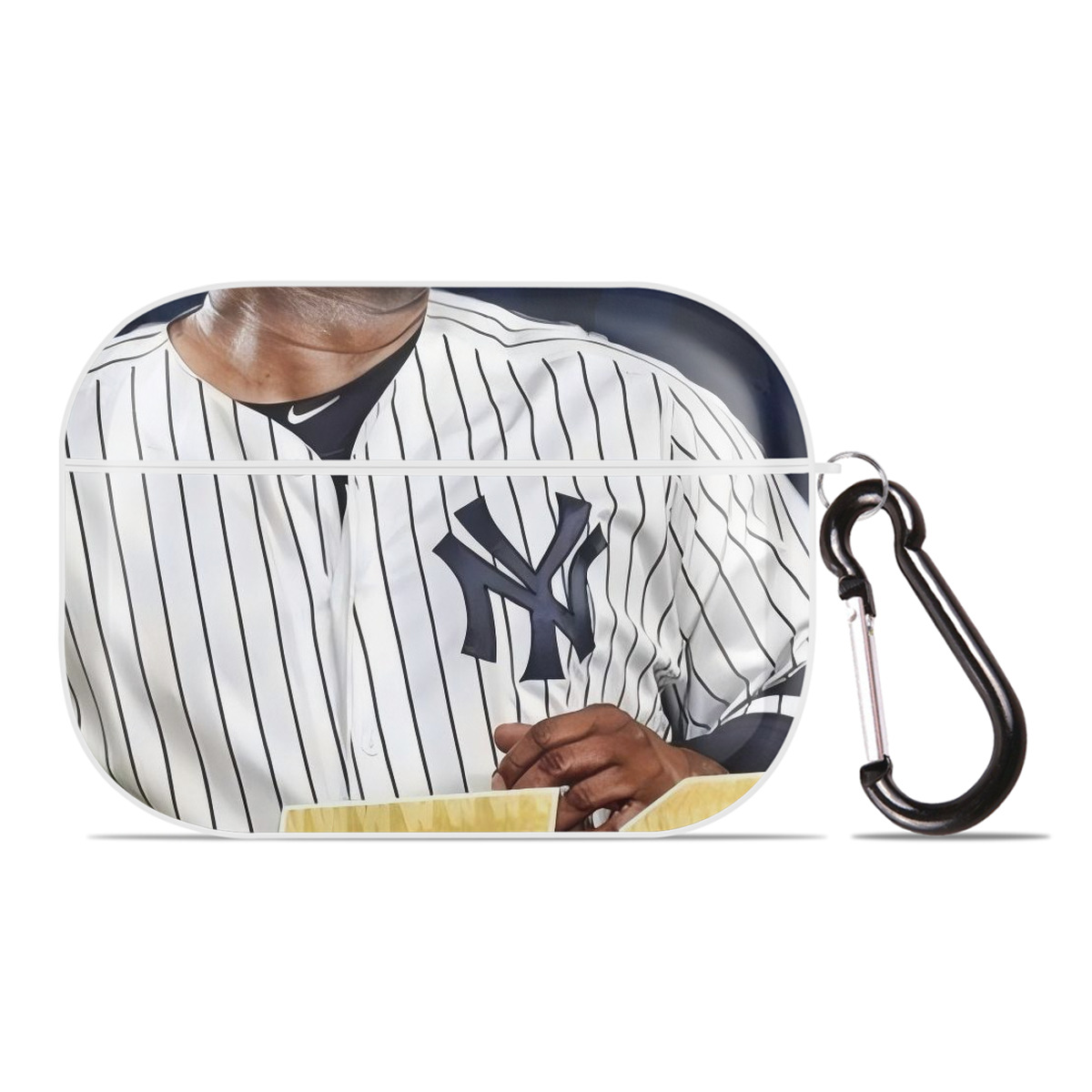 CC Sabatnia 14 AirPods Pro Hard Case White With Keychain, Durable Flexible PC, Precise Cutouts, Anti-Fingerprint, Yellowing & Scratch Resistant, Full Protection, Washable