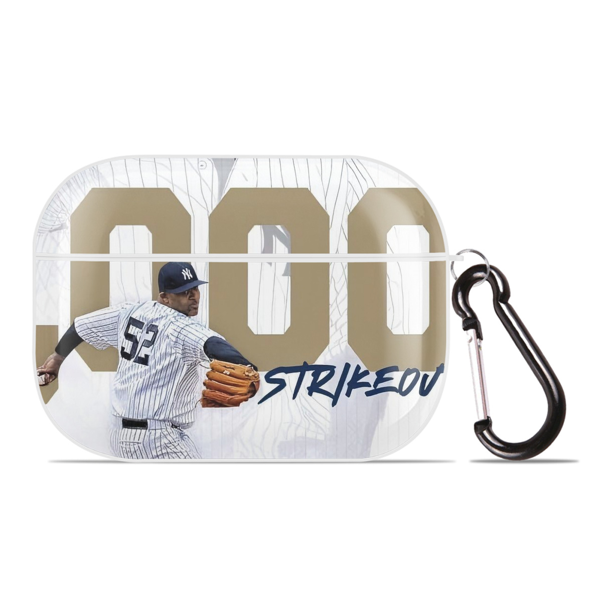 CC Sabatnia 20 AirPods Pro Hard Case White With Keychain, Durable Flexible PC, Precise Cutouts, Anti-Fingerprint, Yellowing & Scratch Resistant, Full Protection, Washable