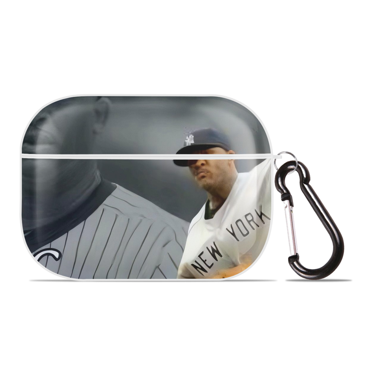 CC Sabatnia 32 AirPods Pro Hard Case White With Keychain, Durable Flexible PC, Precise Cutouts, Anti-Fingerprint, Yellowing & Scratch Resistant, Full Protection, Washable