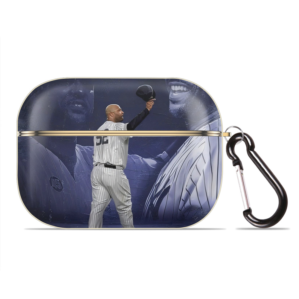 CC Sabatnia 30 Luxury Gold AirPods Pro Case With Keychain, Flexible PC Material, Full Protection, Precise Cutouts, Anti-Fingerprint, Washable, Durable Design