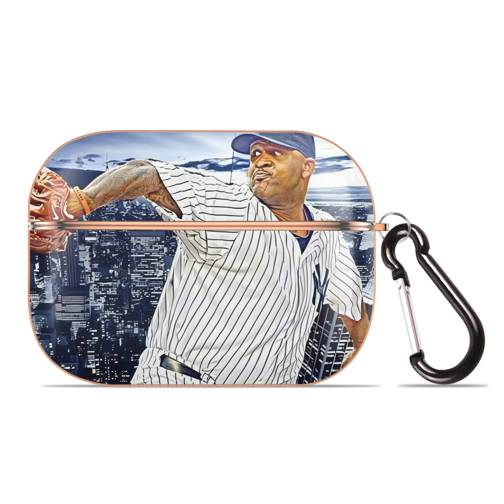 CC Sabatnia 11 AirPods Pro Protective Case Rose Gold, Flexible PC Material, Precise Fit, Anti-Slip Cover, Full Protection, Fingerprint Resistant, Washable With Keychain