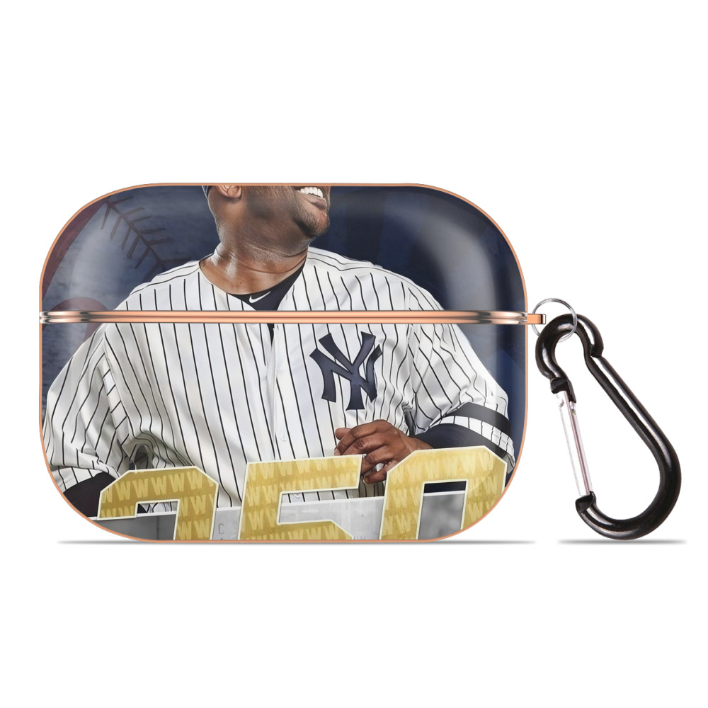 CC Sabatnia 14 AirPods Pro Protective Case Rose Gold, Flexible PC Material, Precise Fit, Anti-Slip Cover, Full Protection, Fingerprint Resistant, Washable With Keychain