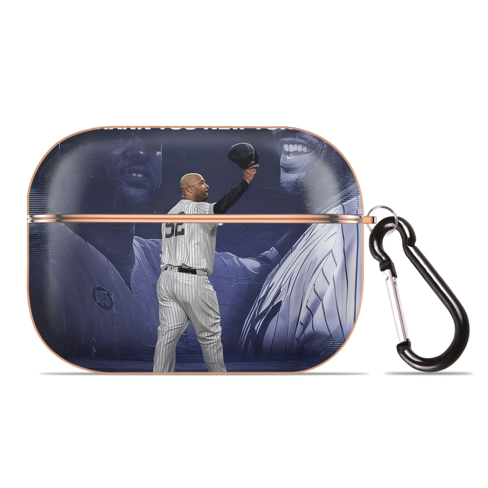 CC Sabatnia 30 AirPods Pro Protective Case Rose Gold, Flexible PC Material, Precise Fit, Anti-Slip Cover, Full Protection, Fingerprint Resistant, Washable With Keychain