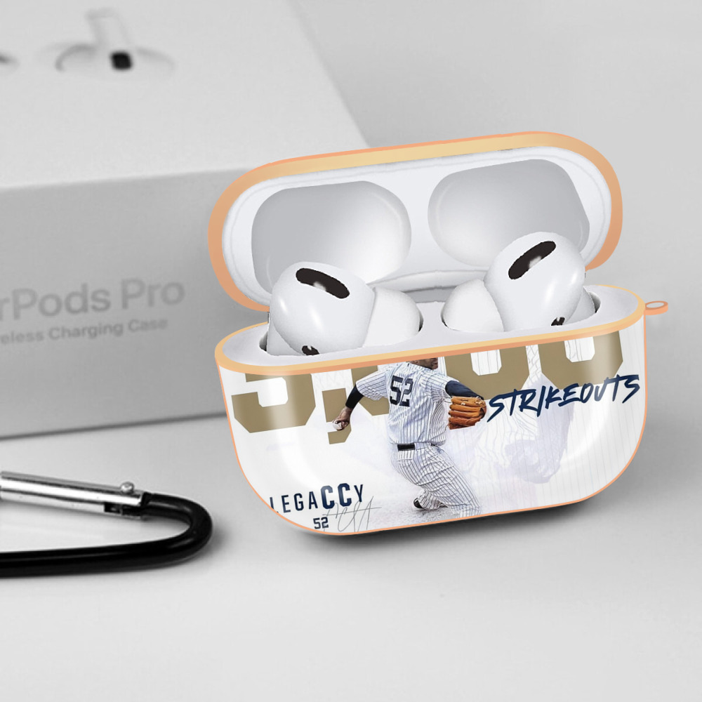 CC Sabatnia 20 AirPods Pro Protective Case Rose Gold, Flexible PC Material, Precise Fit, Anti-Slip Cover, Full Protection, Fingerprint Resistant, Washable With Keychain