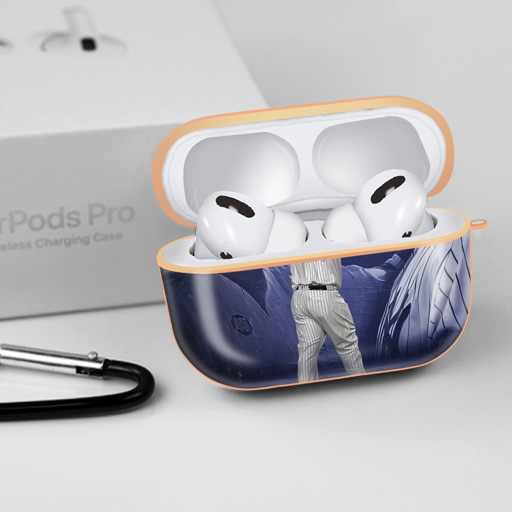CC Sabatnia 30 AirPods Pro Protective Case Rose Gold, Flexible PC Material, Precise Fit, Anti-Slip Cover, Full Protection, Fingerprint Resistant, Washable With Keychain