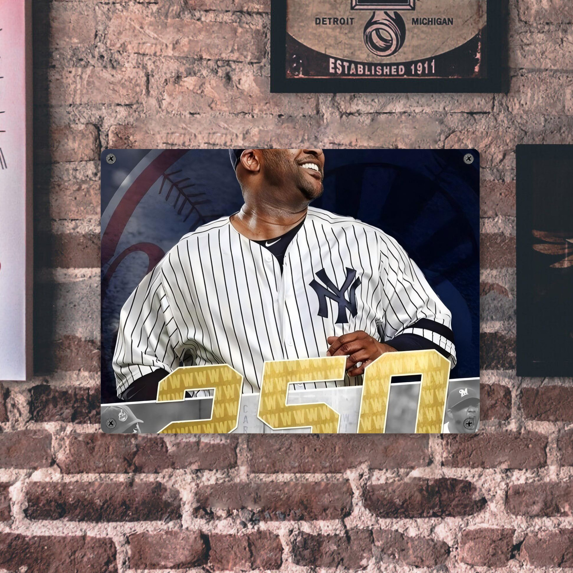 CC Sabatnia 14 Vintage Metal Tin Sign 16x12 – Full-Print Iron Wall Decor – Durable, Fade-Resistant – Easy To Hang – Ideal For Home, Bar, Kitchen & Office Decor