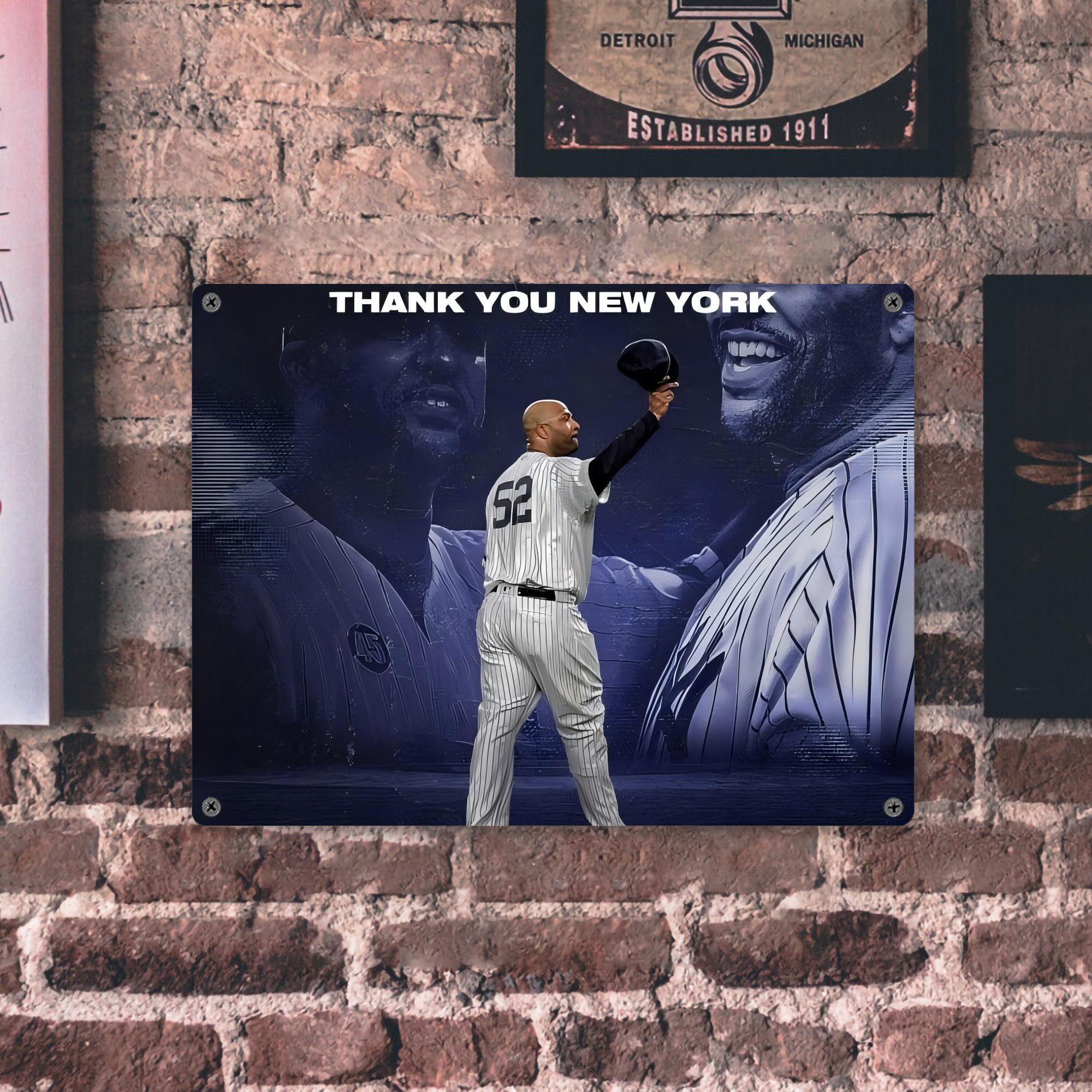 CC Sabatnia 30 Vintage Metal Tin Sign 16x12 – Full-Print Iron Wall Decor – Durable, Fade-Resistant – Easy To Hang – Ideal For Home, Bar, Kitchen & Office Decor