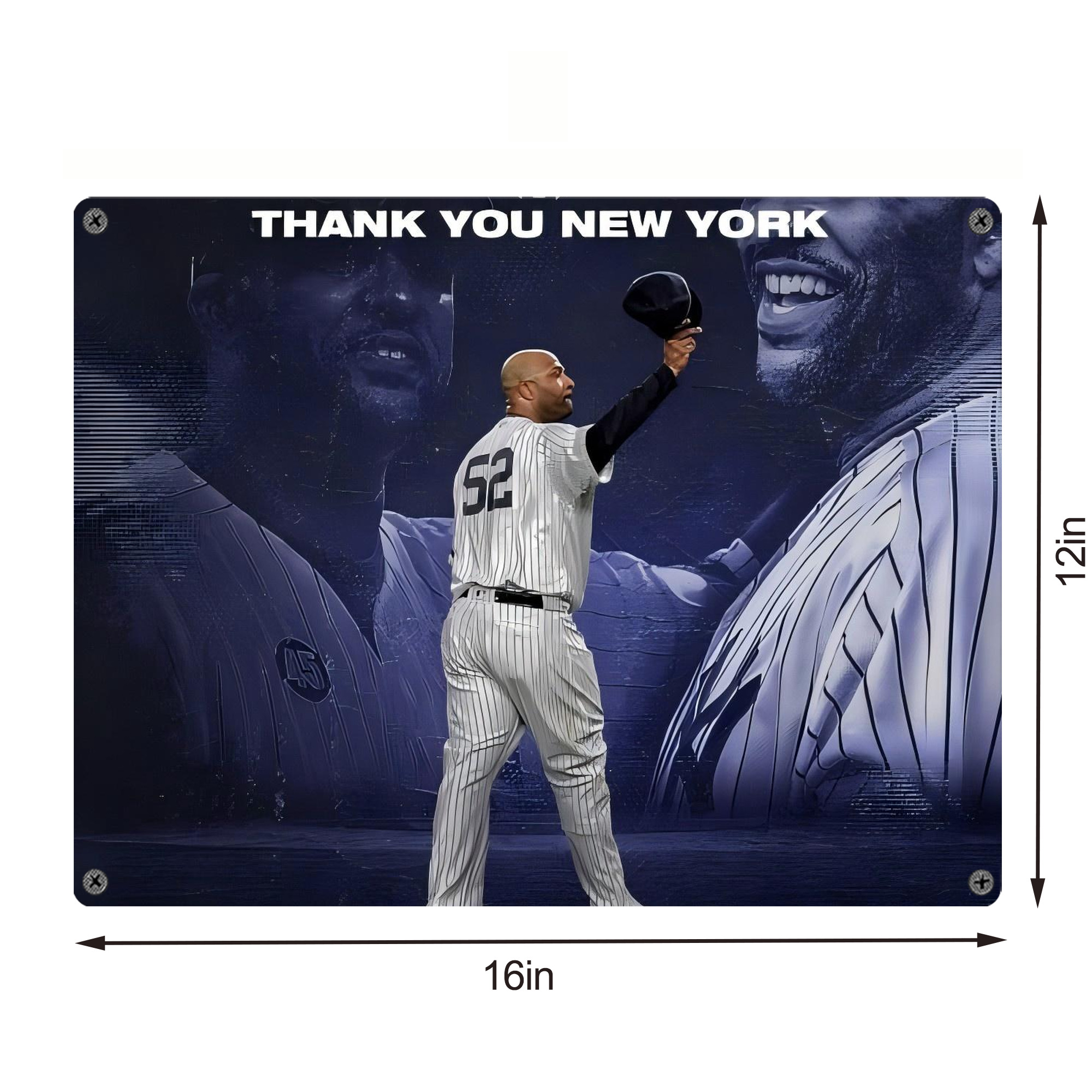 CC Sabatnia 30 Vintage Metal Tin Sign 16x12 – Full-Print Iron Wall Decor – Durable, Fade-Resistant – Easy To Hang – Ideal For Home, Bar, Kitchen & Office Decor