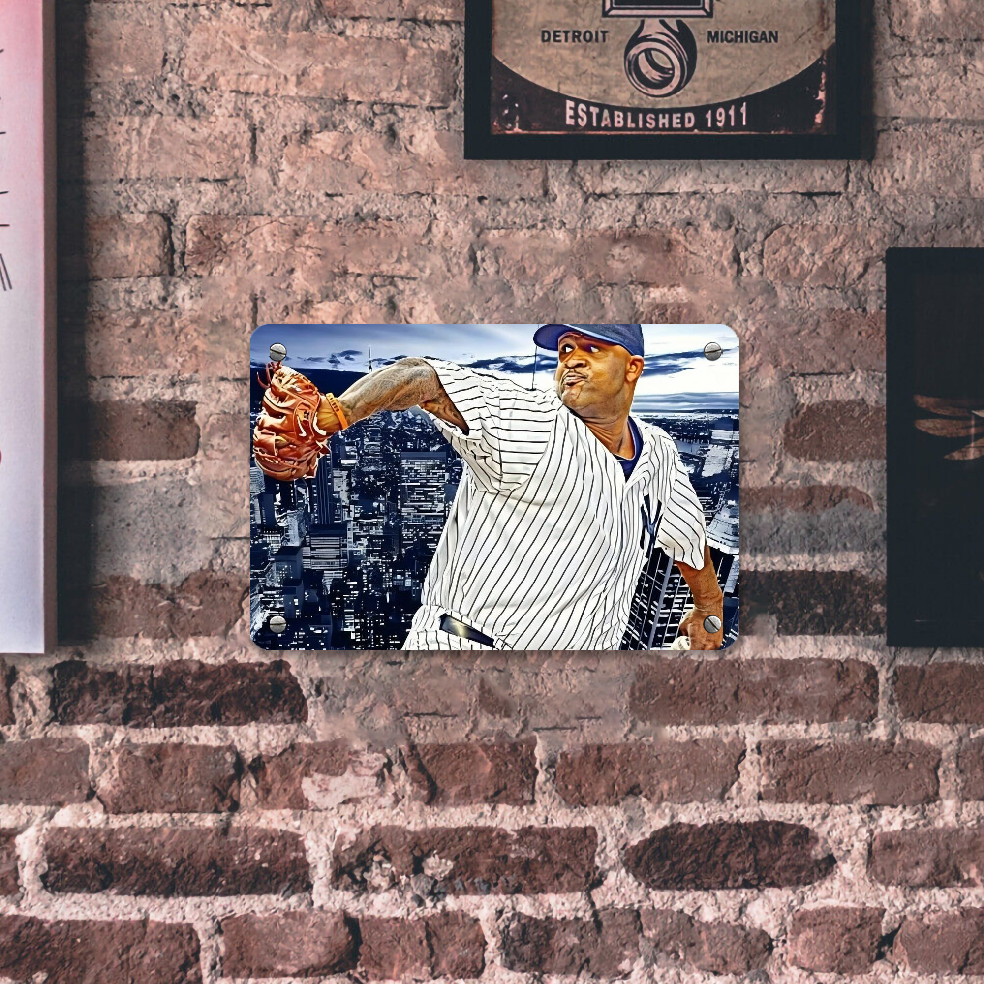 CC Sabatnia 11 Metal Tin Sign 12x8inch - Premium Full-Print Decorative Wall Art, Durable Rust-Resistant Metal Plaque For Living Room, Bedroom, Kitchen, Office, Bar Décor