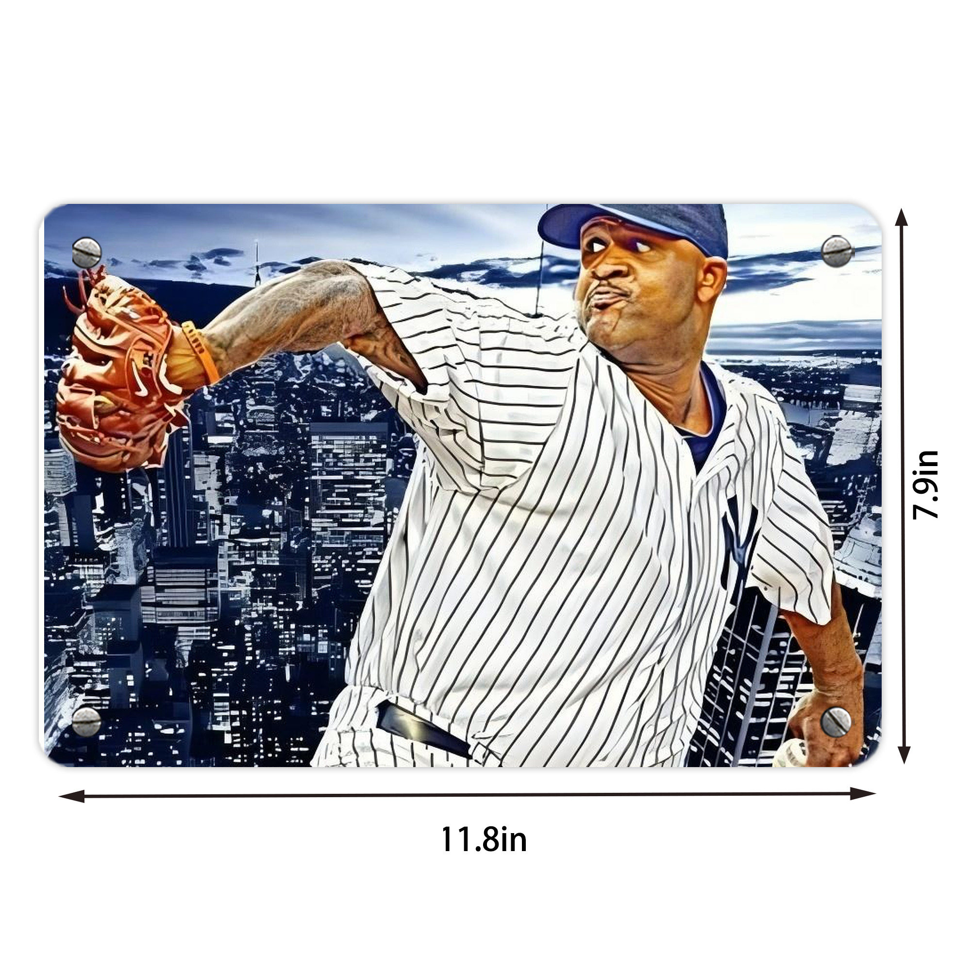 CC Sabatnia 11 Metal Tin Sign 12x8inch - Premium Full-Print Decorative Wall Art, Durable Rust-Resistant Metal Plaque For Living Room, Bedroom, Kitchen, Office, Bar Décor