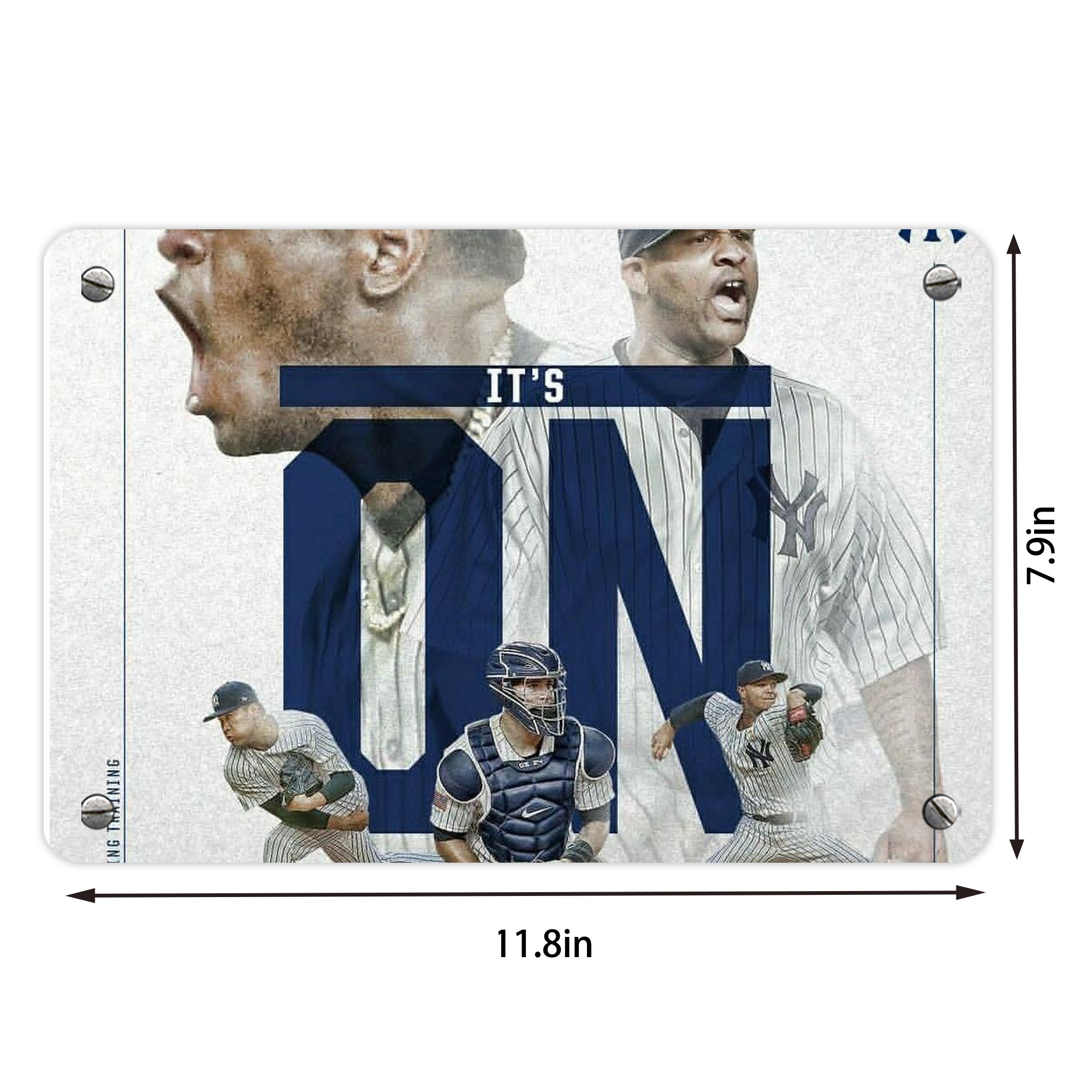 CC Sabatnia 16 Metal Tin Sign 12x8inch - Premium Full-Print Decorative Wall Art, Durable Rust-Resistant Metal Plaque For Living Room, Bedroom, Kitchen, Office, Bar Décor