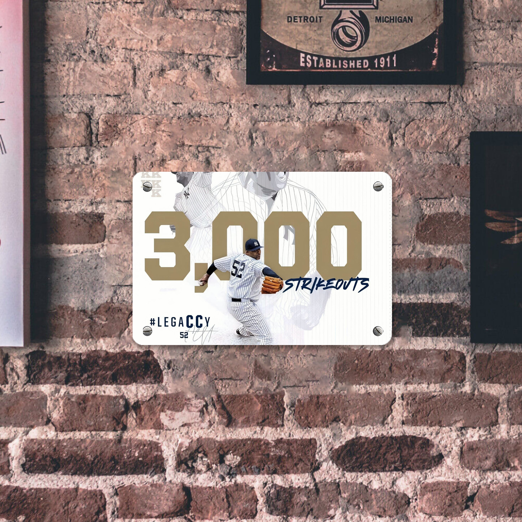 CC Sabatnia 20 Metal Tin Sign 12x8inch - Premium Full-Print Decorative Wall Art, Durable Rust-Resistant Metal Plaque For Living Room, Bedroom, Kitchen, Office, Bar Décor