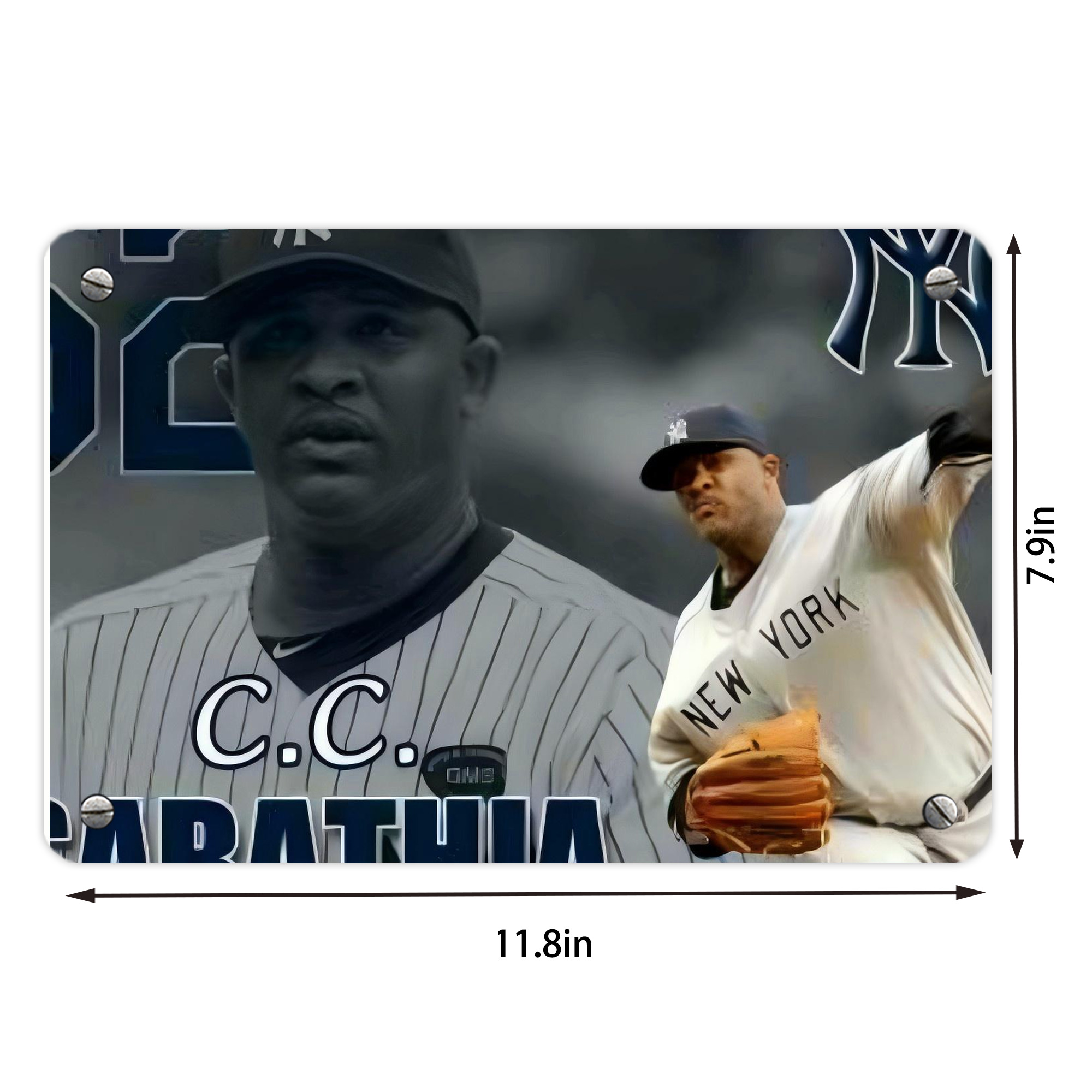 CC Sabatnia 32 Metal Tin Sign 12x8inch - Premium Full-Print Decorative Wall Art, Durable Rust-Resistant Metal Plaque For Living Room, Bedroom, Kitchen, Office, Bar Décor