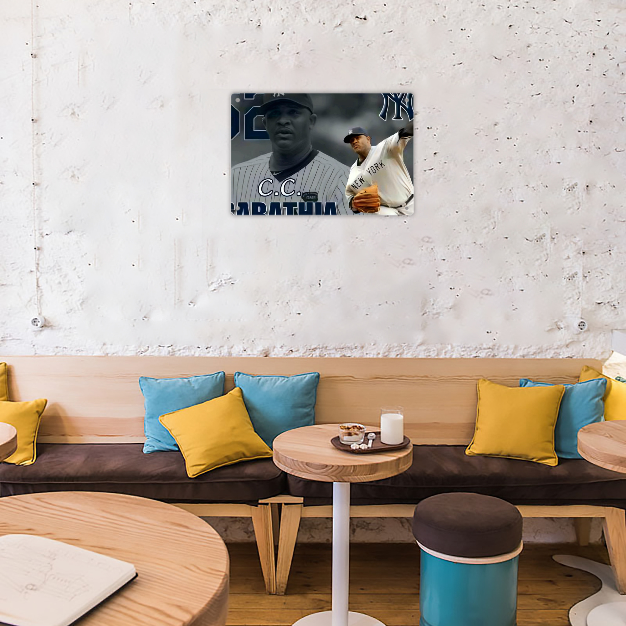 CC Sabatnia 32 Decorative Aluminum Plaque – Horizontal Design – Durable, Stylish, Easy To Install – Ideal For Home, Office, Bar, And More