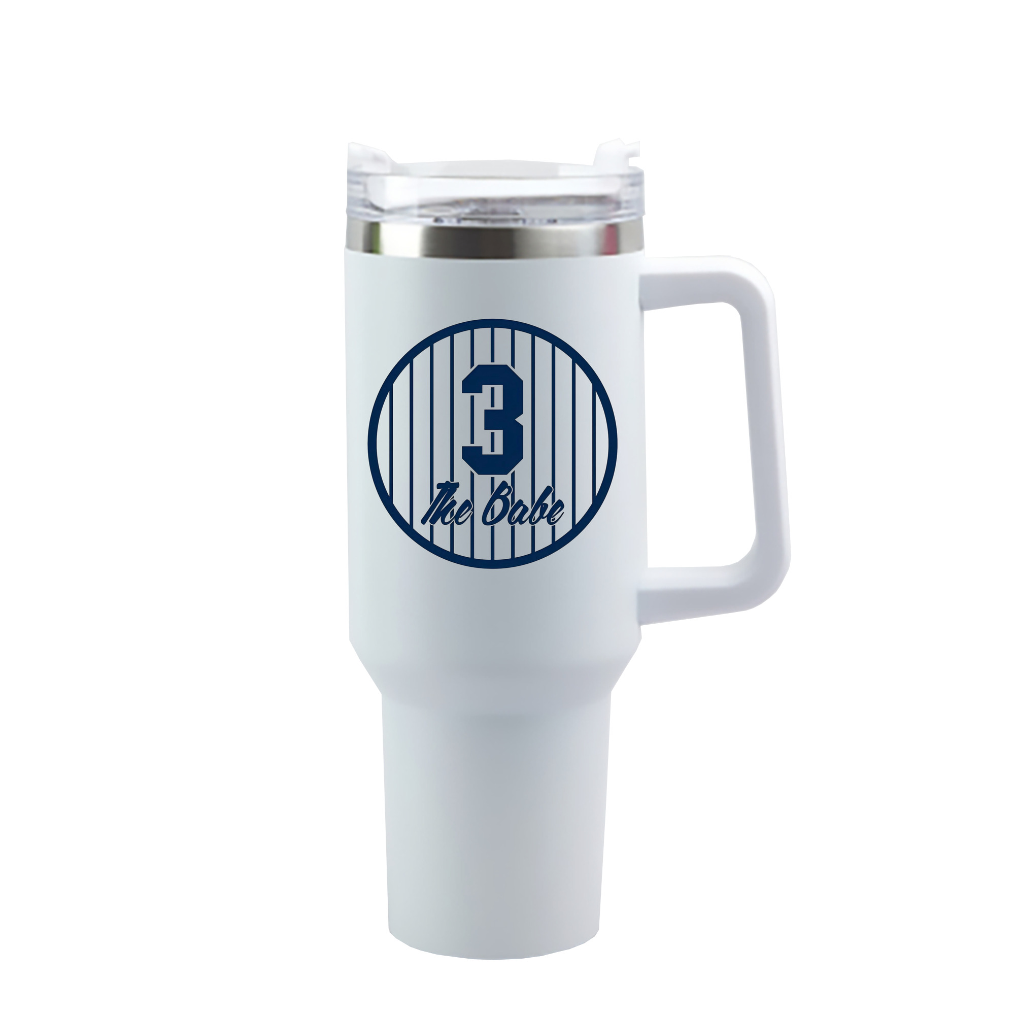  40oz Handle Car Cup With Crystal Sticker Design – Durable Stainless Steel Travel Mug With Reusable Straw – Double Wall Insulated