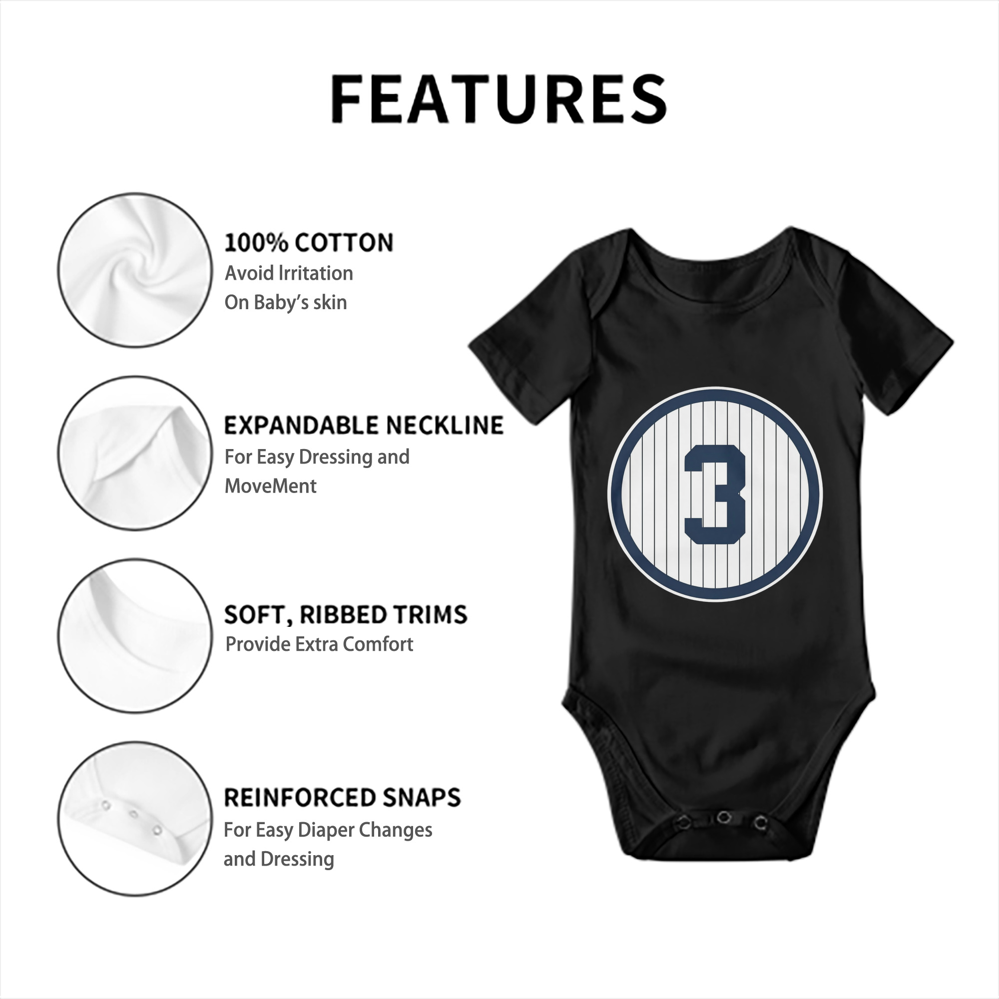  Baby Short Sleeve Romper – 100% Cotton Soft & Breathable Digital Print Onesie With Easy Snap Closure And Envelope Shoulder – Comfortable For Daily Wear & Travel