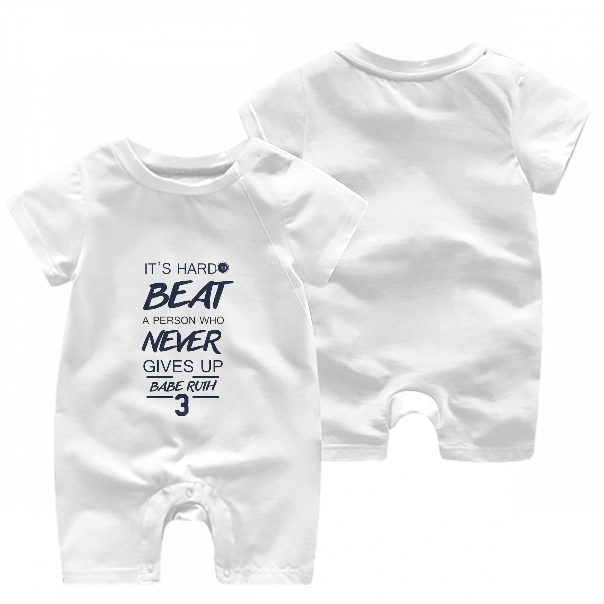  Baby Short Sleeve Onesie – 100% Cotton Soft & Breathable Digital Print Romper – Double-Sided Print, Snap Closure For Easy Diaper Changes – Comfortable For Boys & Girls