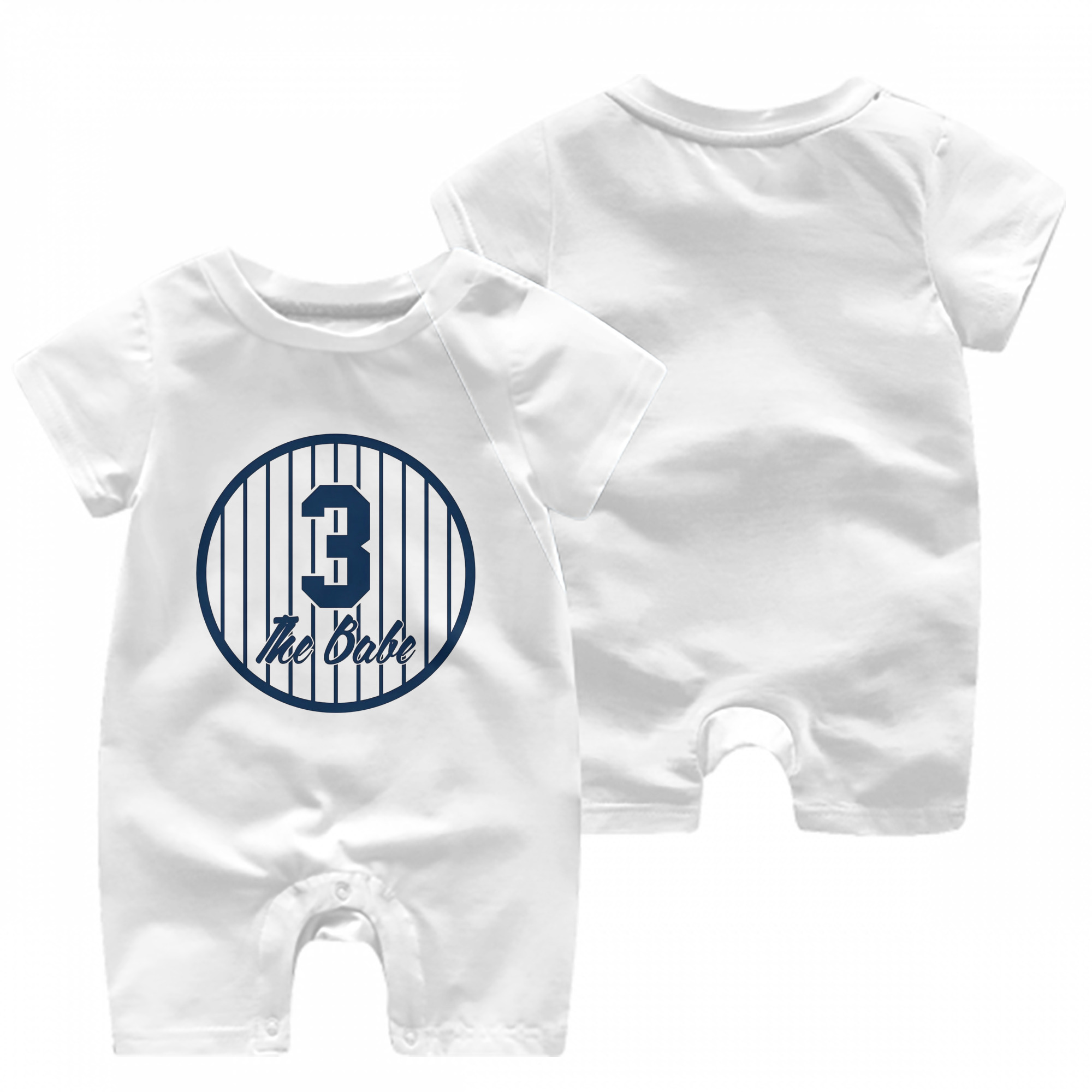  Baby Short Sleeve Onesie – 100% Cotton Soft & Breathable Digital Print Romper – Double-Sided Print, Snap Closure For Easy Diaper Changes – Comfortable For Boys & Girls