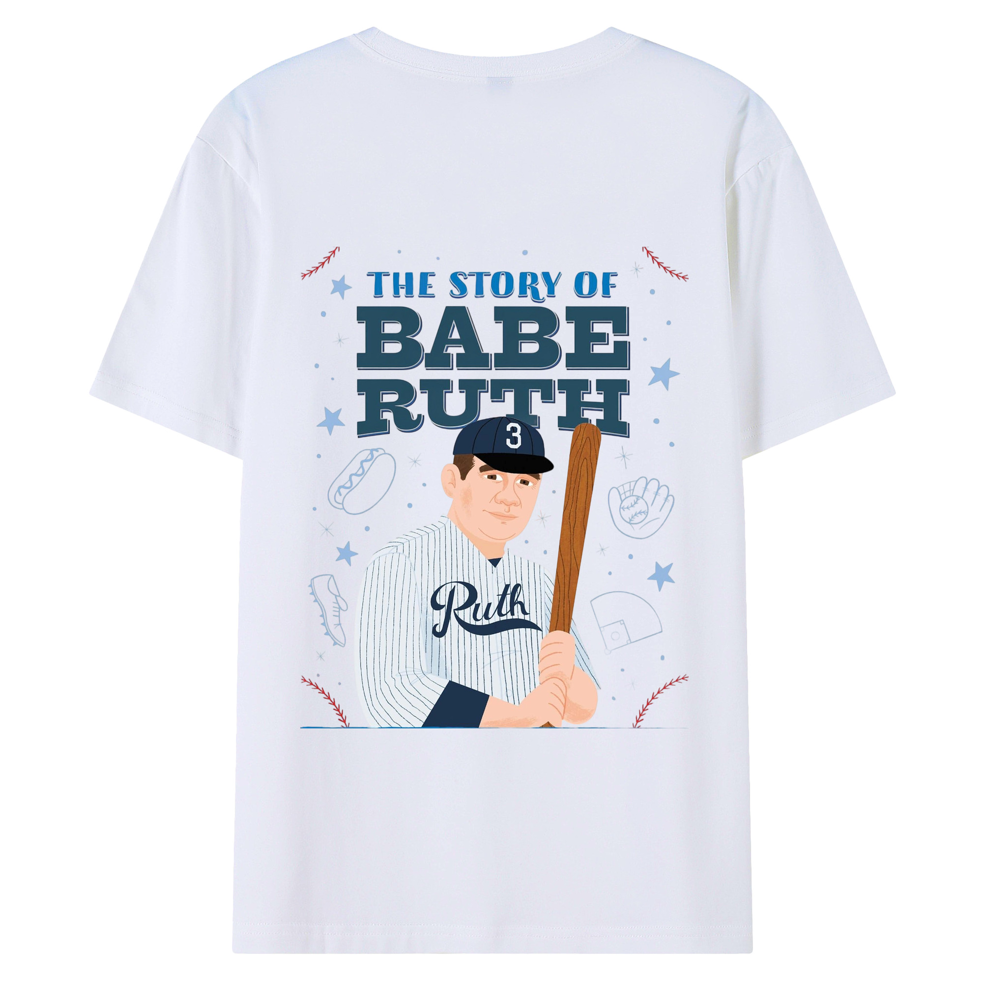  180g Combed Cotton T-Shirt With Back Heat Transfer Print – Soft, Lightweight, Fitted Design – Stylish Casual Wear For Sports & Everyday Use