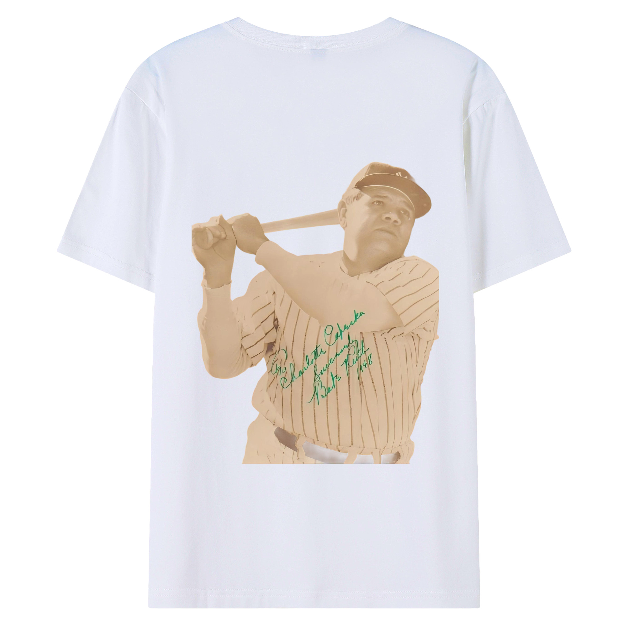  180g Combed Cotton T-Shirt With Back Heat Transfer Print – Soft, Lightweight, Fitted Design – Stylish Casual Wear For Sports & Everyday Use