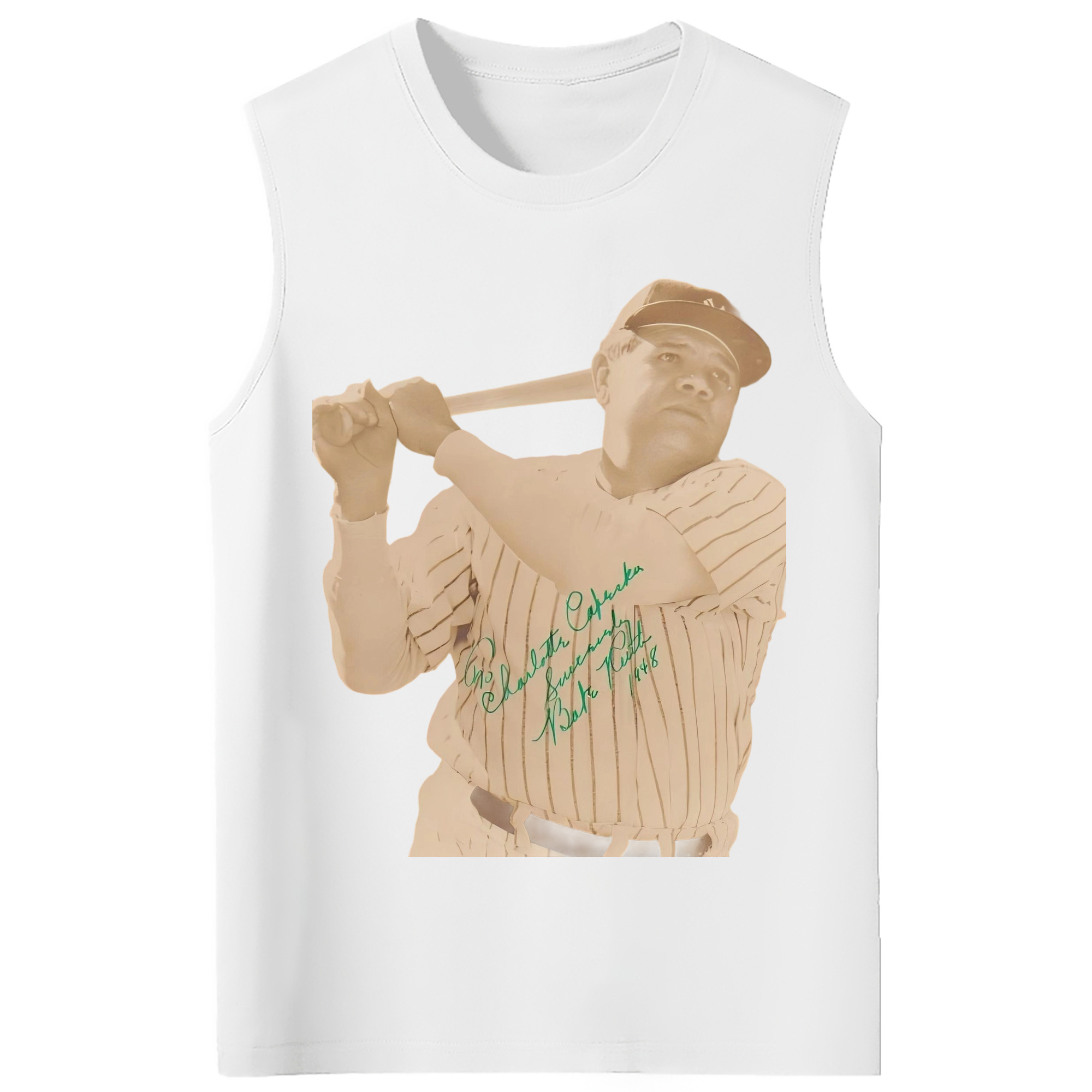  210g Combed Cotton Tank Top With Front Heat Transfer Print – Soft, Lightweight, Fitted Design – Stylish & Comfortable Casual Wear For Sports & Everyday Use