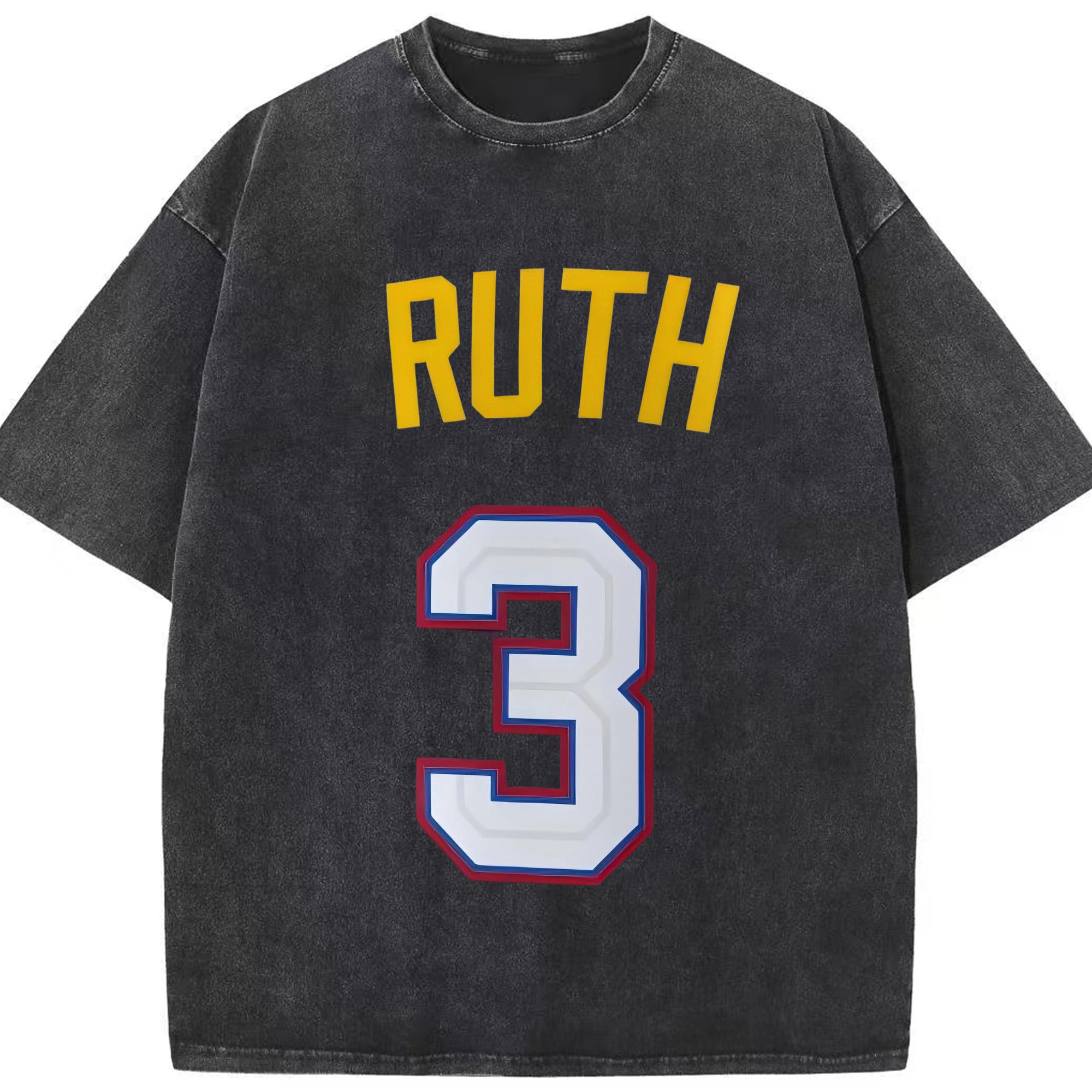  Washed Vintage Look 230g Cotton Oversized T-Shirt With Front Heat Transfer Print – Soft, Lightweight, Stylish Fit – Comfortable Casual Wear For Sports & Everyday Use