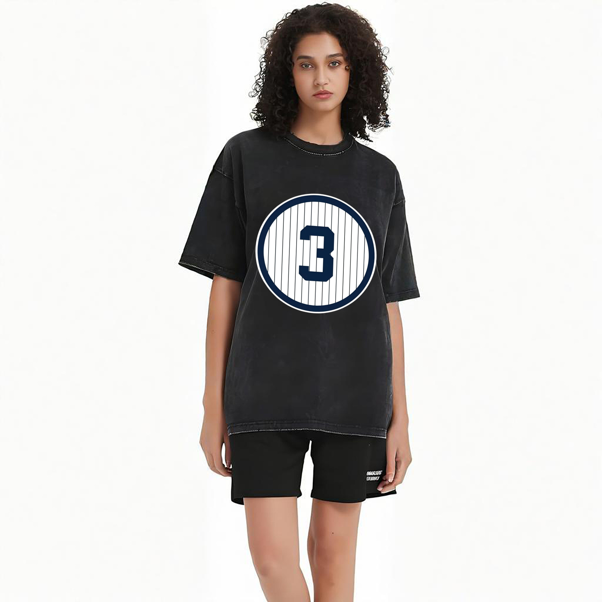  Washed Vintage Look 230g Cotton Oversized T-Shirt With Front Heat Transfer Print – Soft, Lightweight, Stylish Fit – Comfortable Casual Wear For Sports & Everyday Use