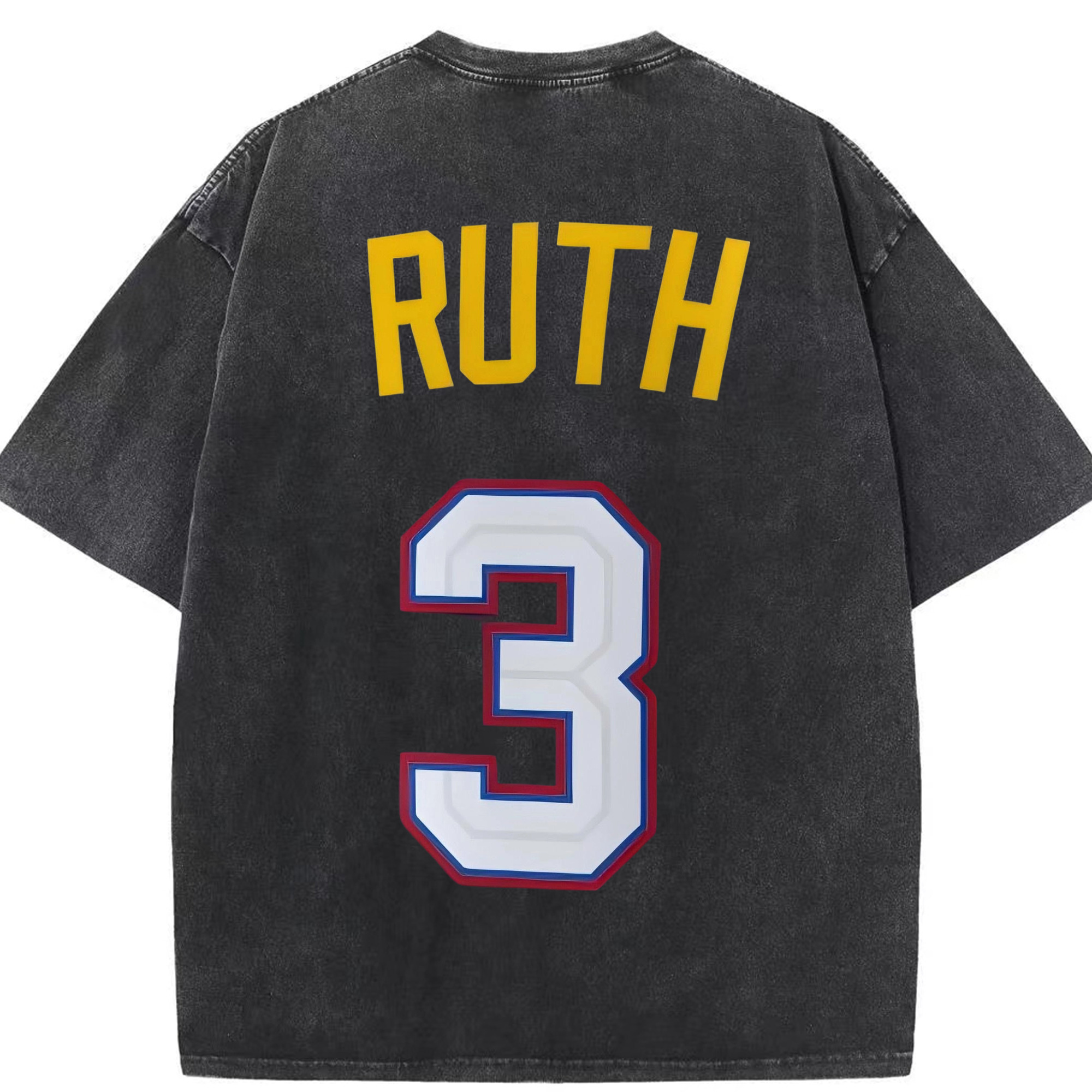  Washed Vintage 230g Cotton Oversized T-Shirt With Back Heat Transfer Print – Soft, Lightweight & Stylish – Comfortable Casual Wear For Sports & Everyday Use