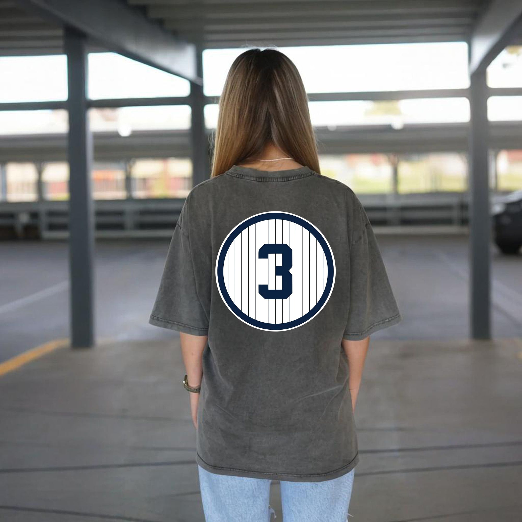  Washed Vintage 230g Cotton Oversized T-Shirt With Back Heat Transfer Print – Soft, Lightweight & Stylish – Comfortable Casual Wear For Sports & Everyday Use