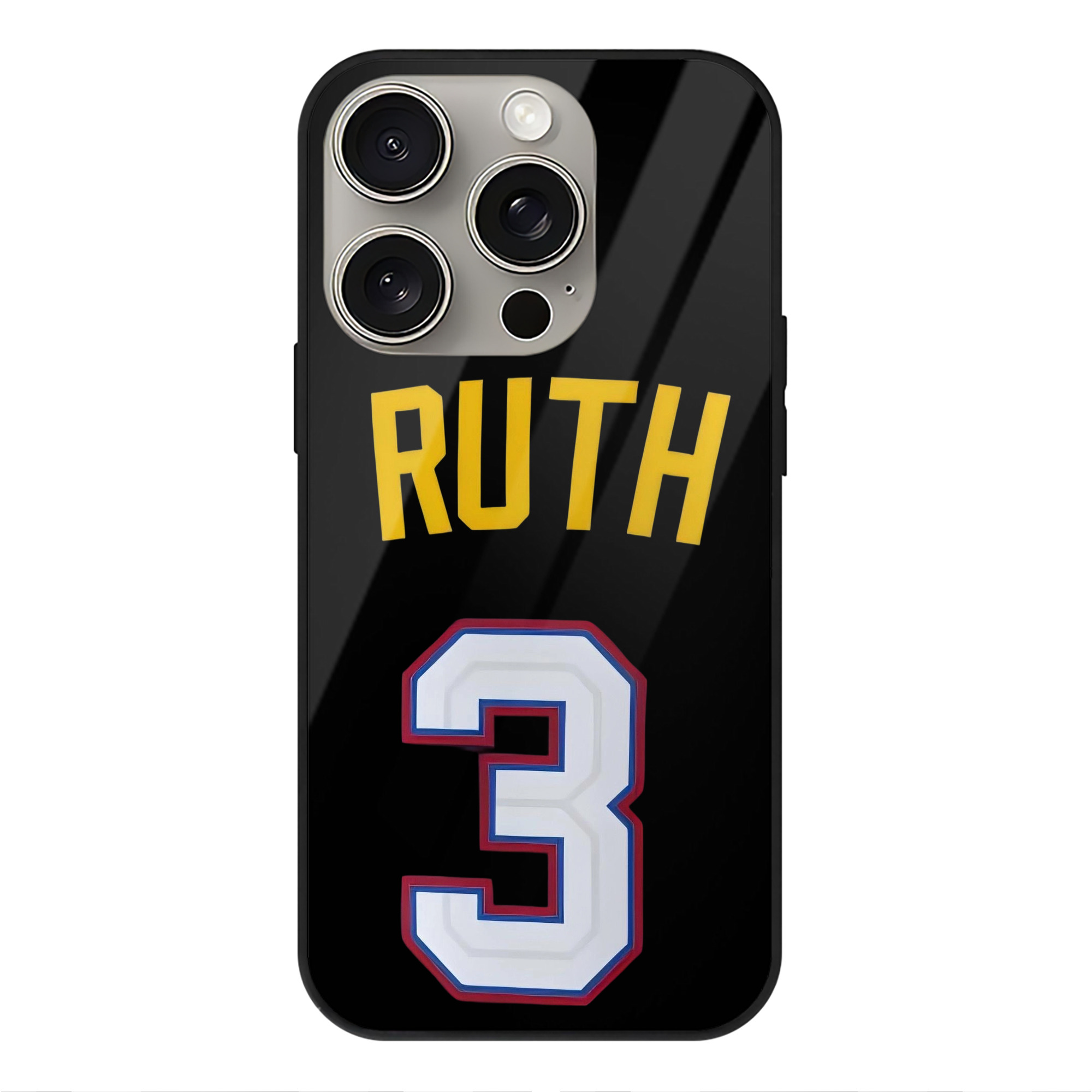  IPhone 15 Pro Mirror Phone Case – UV Printed Glass + TPU – Scratch-Resistant, Wireless Charging Compatible, Precise Fit & Stylish Design