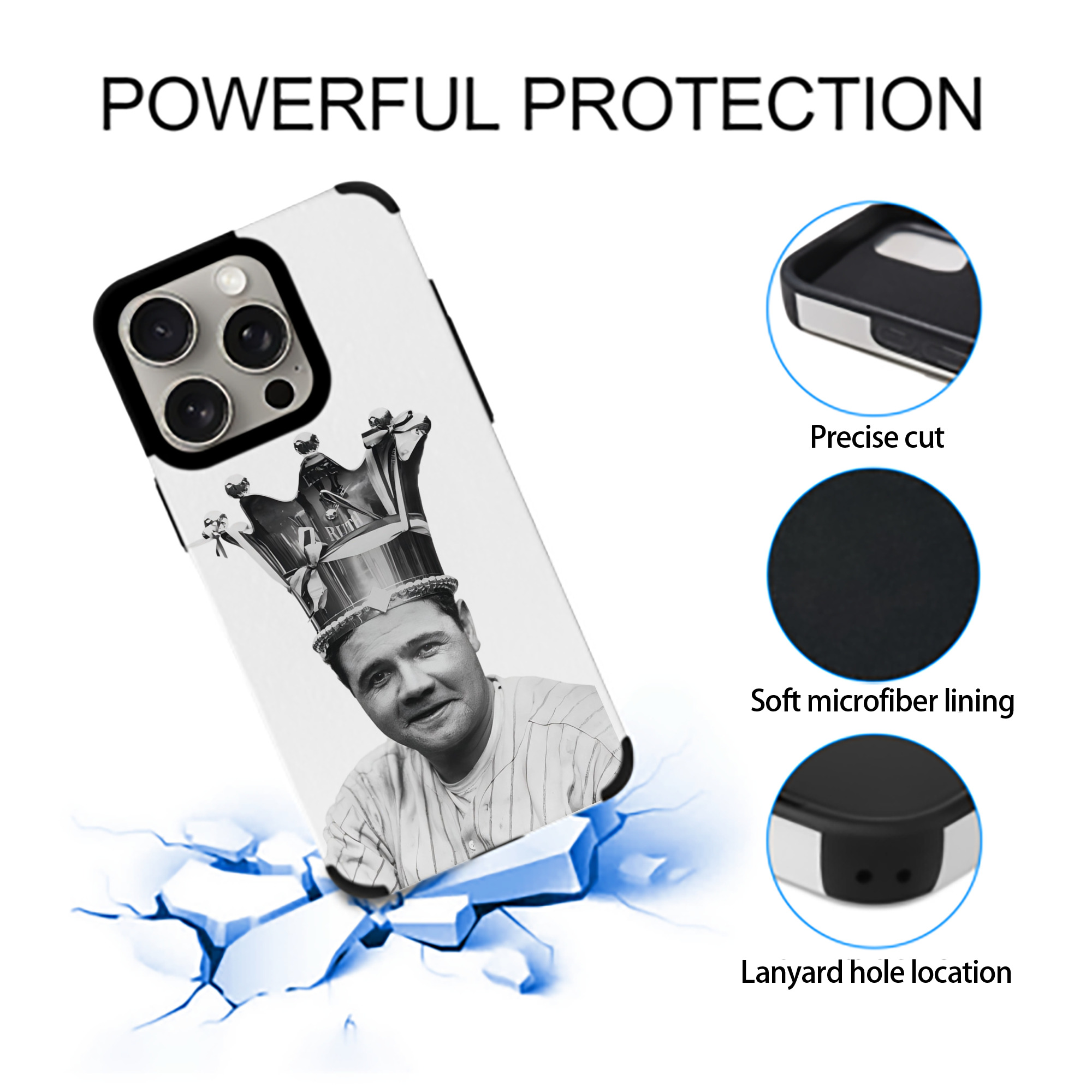  IPhone 15 Pro Max PU Leather Case – Soft Lining, 360° Protection – Precise Fit, 3D Buttons, Easy Charging – Anti-Yellowing, Easy To Clean