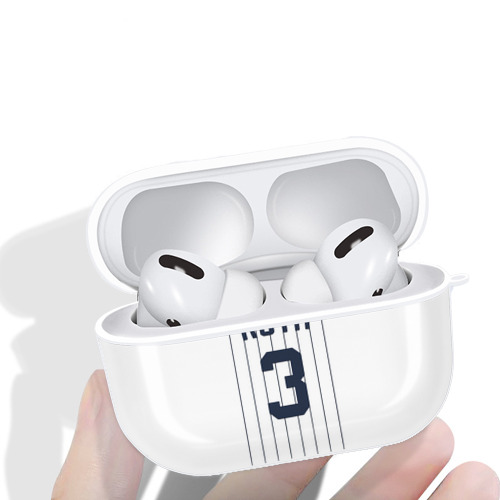  AirPods Pro Hard Case White With Keychain, Durable Flexible PC, Precise Cutouts, Anti-Fingerprint, Yellowing & Scratch Resistant, Full Protection, Washable