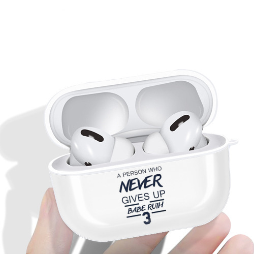  AirPods Pro Hard Case White With Keychain, Durable Flexible PC, Precise Cutouts, Anti-Fingerprint, Yellowing & Scratch Resistant, Full Protection, Washable