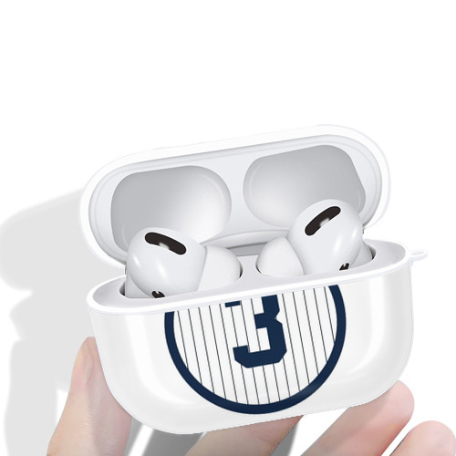  AirPods Pro Hard Case White With Keychain, Durable Flexible PC, Precise Cutouts, Anti-Fingerprint, Yellowing & Scratch Resistant, Full Protection, Washable