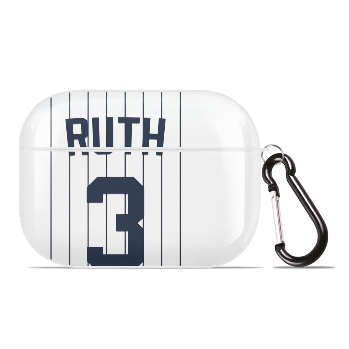  AirPods Pro Hard Case White With Keychain, Durable Flexible PC, Precise Cutouts, Anti-Fingerprint, Yellowing & Scratch Resistant, Full Protection, Washable