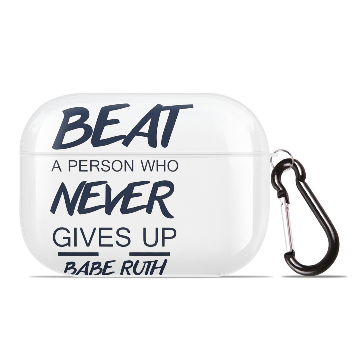  AirPods Pro Hard Case White With Keychain, Durable Flexible PC, Precise Cutouts, Anti-Fingerprint, Yellowing & Scratch Resistant, Full Protection, Washable