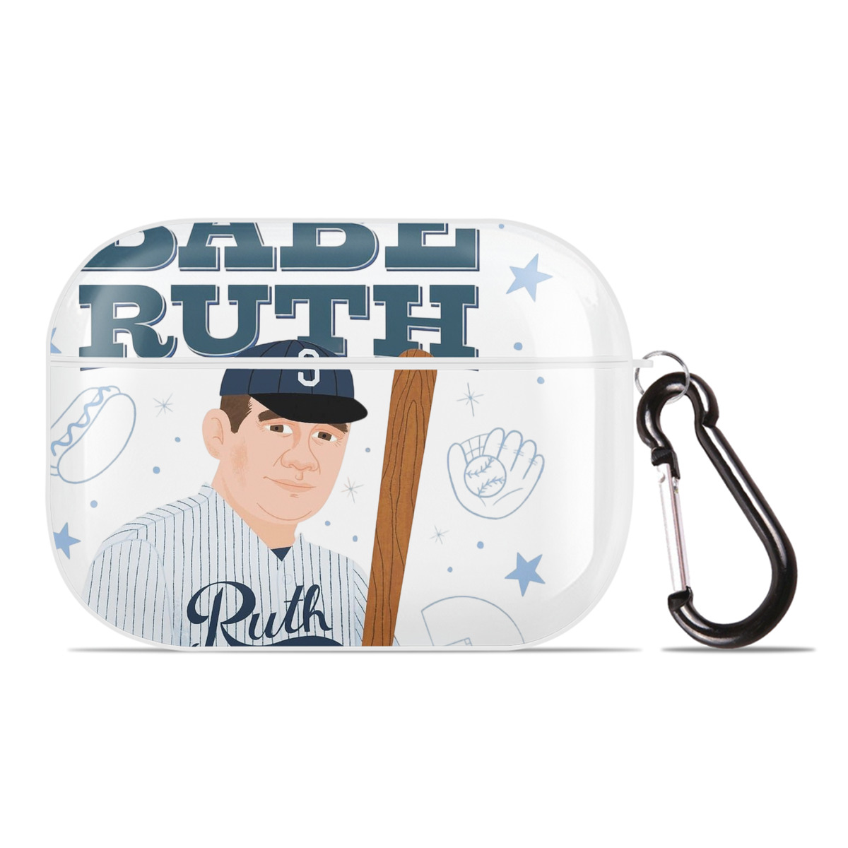  AirPods Pro Hard Case White With Keychain, Durable Flexible PC, Precise Cutouts, Anti-Fingerprint, Yellowing & Scratch Resistant, Full Protection, Washable