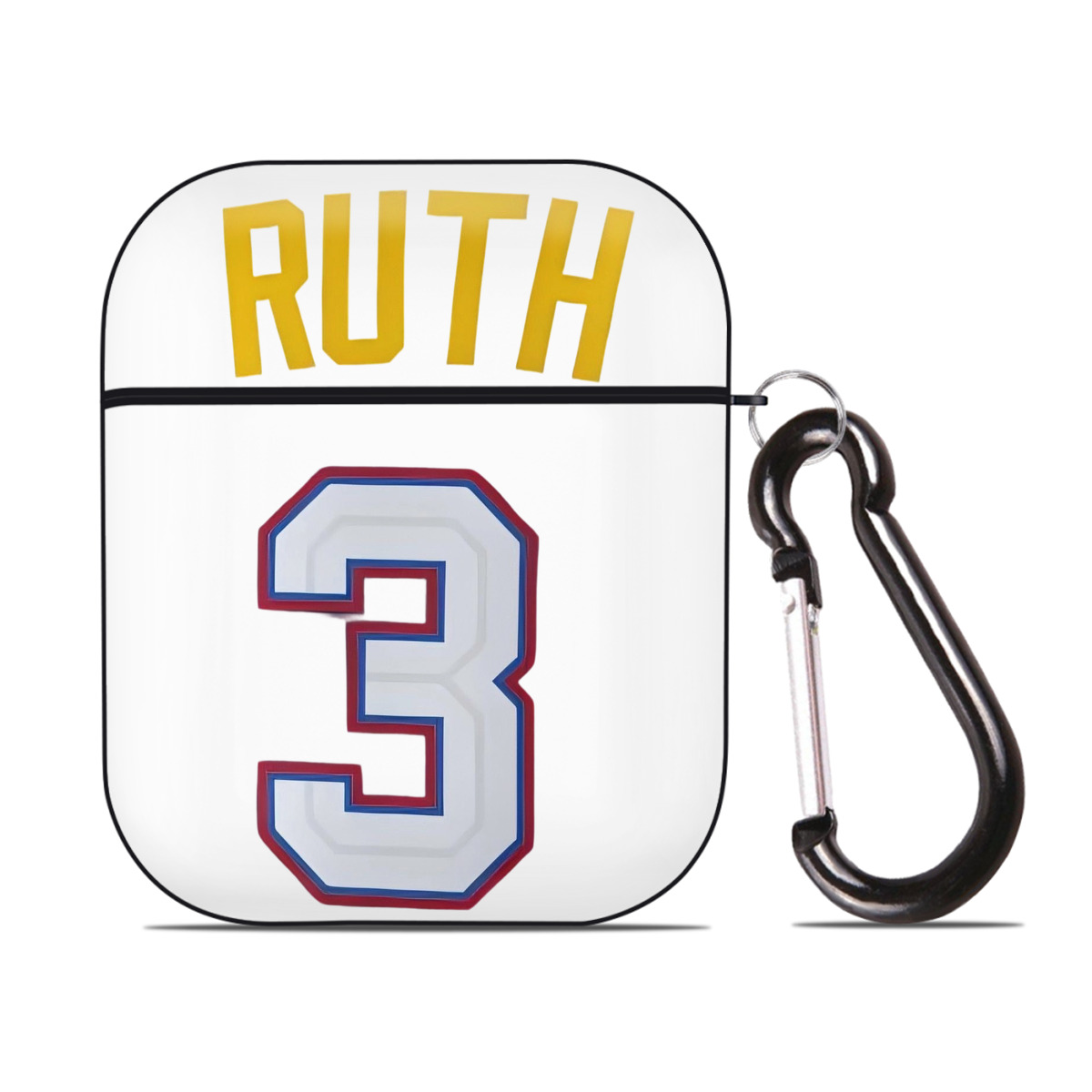  AirPods 2 Case Hard Shell Black, Flexible PC Material, Precise Cutouts, Full Protection, Anti-Fingerprint, Washable, Includes Keychain – Durable & Slim Design