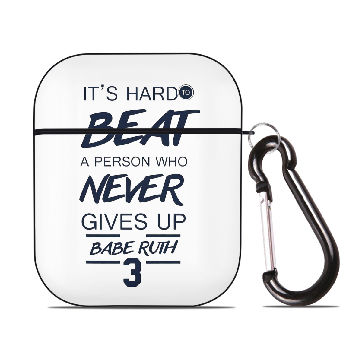  AirPods 2 Case Hard Shell Black, Flexible PC Material, Precise Cutouts, Full Protection, Anti-Fingerprint, Washable, Includes Keychain – Durable & Slim Design