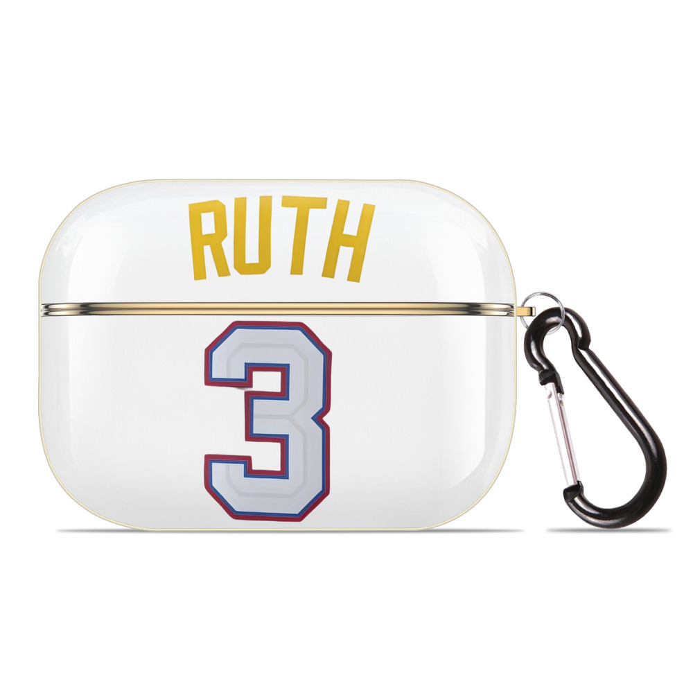  Luxury Gold AirPods Pro Case With Keychain, Flexible PC Material, Full Protection, Precise Cutouts, Anti-Fingerprint, Washable, Durable Design