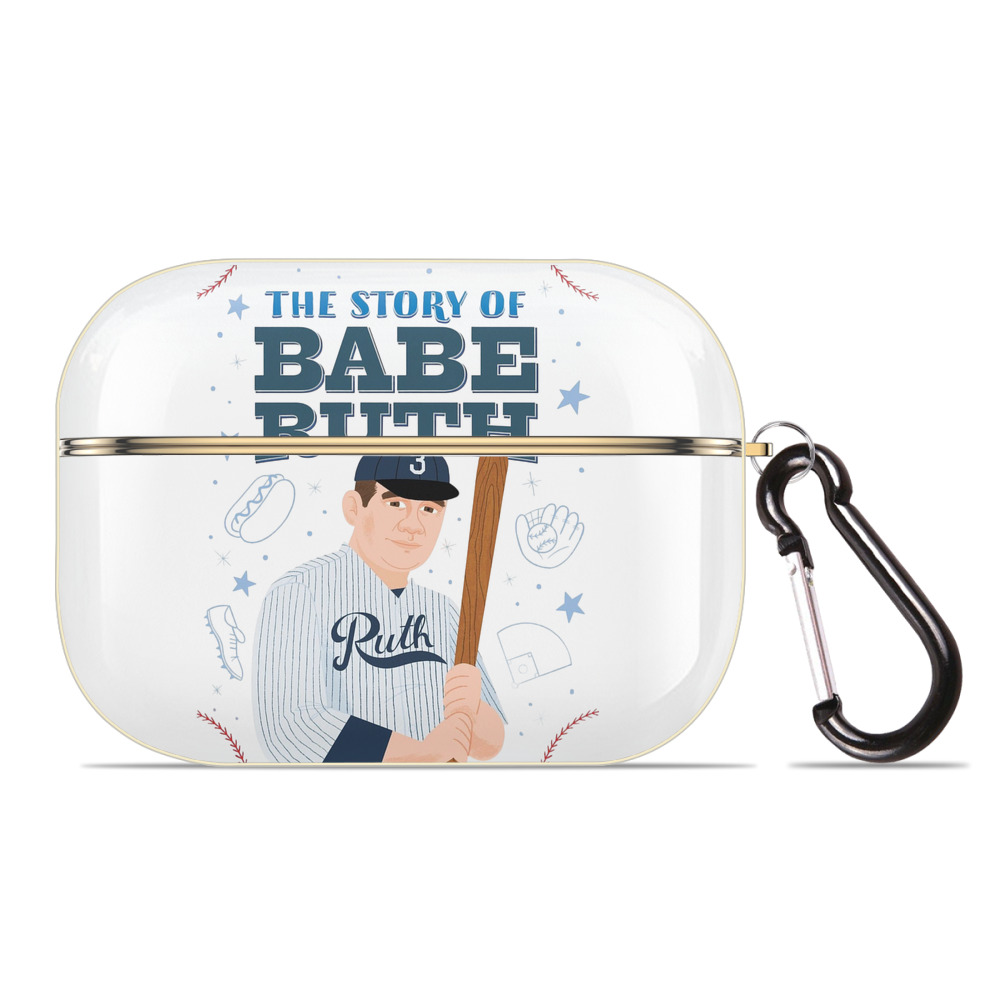  Luxury Gold AirPods Pro Case With Keychain, Flexible PC Material, Full Protection, Precise Cutouts, Anti-Fingerprint, Washable, Durable Design