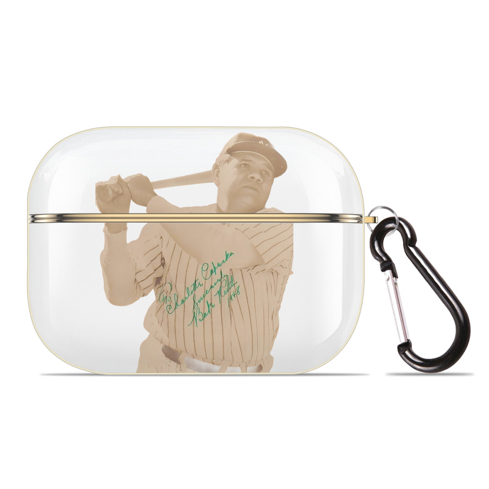  Luxury Gold AirPods Pro Case With Keychain, Flexible PC Material, Full Protection, Precise Cutouts, Anti-Fingerprint, Washable, Durable Design