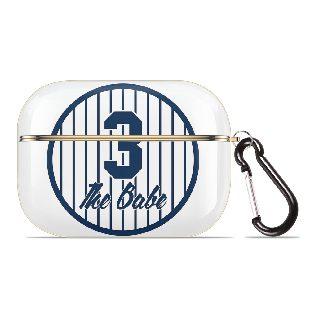  Luxury Gold AirPods Pro Case With Keychain, Flexible PC Material, Full Protection, Precise Cutouts, Anti-Fingerprint, Washable, Durable Design